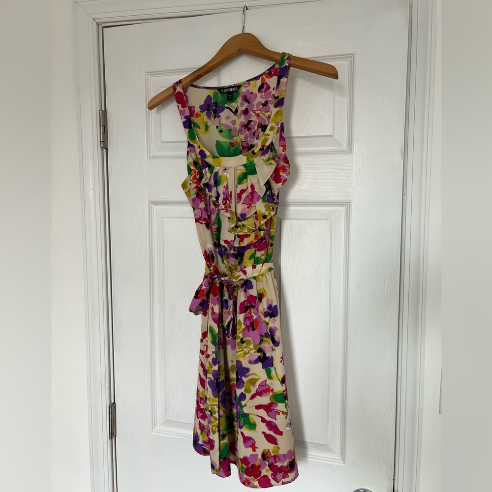 Express Floral Dress Size Small Petite